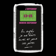 Coque BlackBerry 9720 Les potes Bonus offensif-défensif Noir
