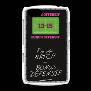 Coque BlackBerry 9720 Fin de match Bonus offensif-défensif Noir