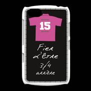 Coque BlackBerry 9720 3/4 arrière Bonus offensif-défensif Noir