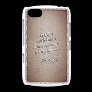Coque BlackBerry 9720 Les Folies Rouge Citation Oscar Wilde