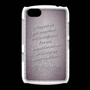 Coque BlackBerry 9720 Sympathiser Violet Citation Oscar Wilde