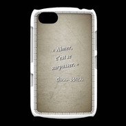Coque BlackBerry 9720 Aimer Sepia Citation Oscar Wilde