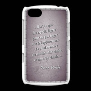 Coque BlackBerry 9720 Esprits légers Violet Citation Oscar Wilde