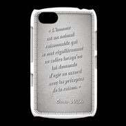 Coque BlackBerry 9720 Homme animal Gris Citation Oscar Wilde