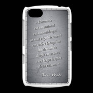 Coque BlackBerry 9720 Homme animal Noir Citation Oscar Wilde
