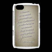 Coque BlackBerry 9720 Homme animal Sepia Citation Oscar Wilde