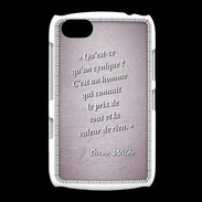 Coque BlackBerry 9720 Cynique Rose Citation Oscar Wilde
