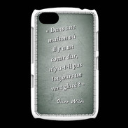 Coque BlackBerry 9720 Maison coeur Vert Citation Oscar Wilde