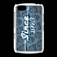 Coque BlackBerry 9720 Since crane bleu 1973