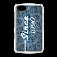 Coque BlackBerry 9720 Since crane bleu 1990