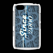 Coque BlackBerry 9720 Since crane bleu 2000