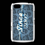Coque BlackBerry 9720 Since crane bleu 2002