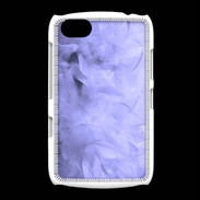 Coque BlackBerry 9720 Effet de plumes bleues PR