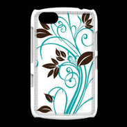 Coque BlackBerry 9720 motif floral bleu clair