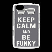 Coque BlackBerry 9720 Keep Calm Funky Gris