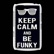 Coque BlackBerry 9720 Keep Calm Funky Noir