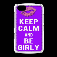 Coque BlackBerry 9720 Keep Calm Girly Violet