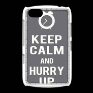 Coque BlackBerry 9720 Keep Calm Hurry up Gris
