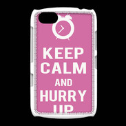 Coque BlackBerry 9720 Keep Calm Hurry up Rose
