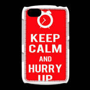 Coque BlackBerry 9720 Keep Calm Hurry up Rouge