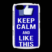 Coque BlackBerry 9720 Keep Calm Like This Bleu