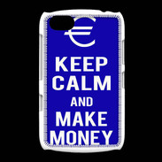 Coque BlackBerry 9720 Keep Calm Make money Bleu