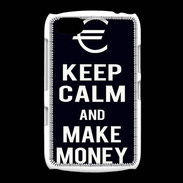 Coque BlackBerry 9720 Keep Calm Make money Noir
