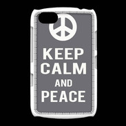 Coque BlackBerry 9720 Keep Calm Peace Gris