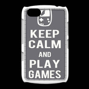 Coque BlackBerry 9720 Keep Calm Play games Gris