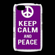 Coque BlackBerry 9720 Keep Calm Peace Violet