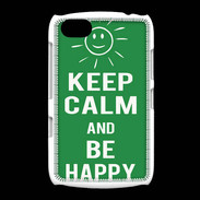 Coque BlackBerry 9720 Keep Calm Be Happy Vert