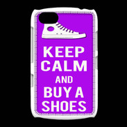 Coque BlackBerry 9720 Keep Calm Buy Shoes Violet
