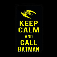 Coque BlackBerry 9720 Keep Calm Call Batman Noir
