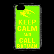 Coque BlackBerry 9720 Keep Calm Call Batman Vert pomme
