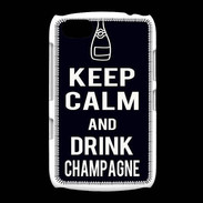Coque BlackBerry 9720 Keep Calm Drink champagne Noir