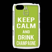 Coque BlackBerry 9720 Keep Calm Drink champagne Vert pomme