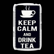 Coque BlackBerry 9720 Keep Calm Drink Tea Noir