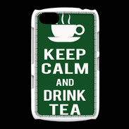 Coque BlackBerry 9720 Keep Calm Drink Tea Vert