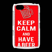 Coque BlackBerry 9720 Keep Calm Have a beer Rouge