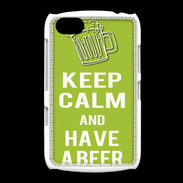 Coque BlackBerry 9720 Keep Calm Have a beer Vert pomme