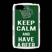Coque BlackBerry 9720 Keep Calm Have a beer Vert