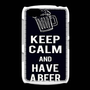Coque BlackBerry 9720 Keep Calm Have a beer Noir