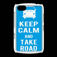 Coque BlackBerry 9720 Keep Calm Take Road Cyan