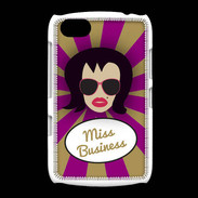 Coque BlackBerry 9720 Miss business Brune