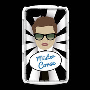 Coque BlackBerry 9720 Mister Corse Chatain
