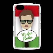 Coque BlackBerry 9720 Mister Italie Chatain