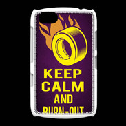 Coque BlackBerry 9720 Keep Calm and Burn Out violet