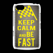 Coque BlackBerry 9720 Keep Calm and Be Fast Gris