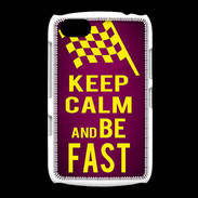 Coque BlackBerry 9720 Keep Calm and Be Fast Rose