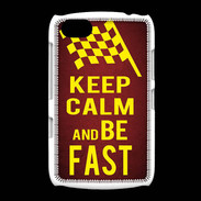 Coque BlackBerry 9720 Keep Calm and Be Fast Rouge